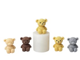 Molde silicona osito peluche
